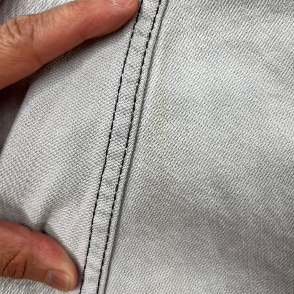 Levi's 567 Low Loose Bootcut Jeans 36x34 Grey Mens Vintage Y2K Baggy Skate - Picture 12 of 16